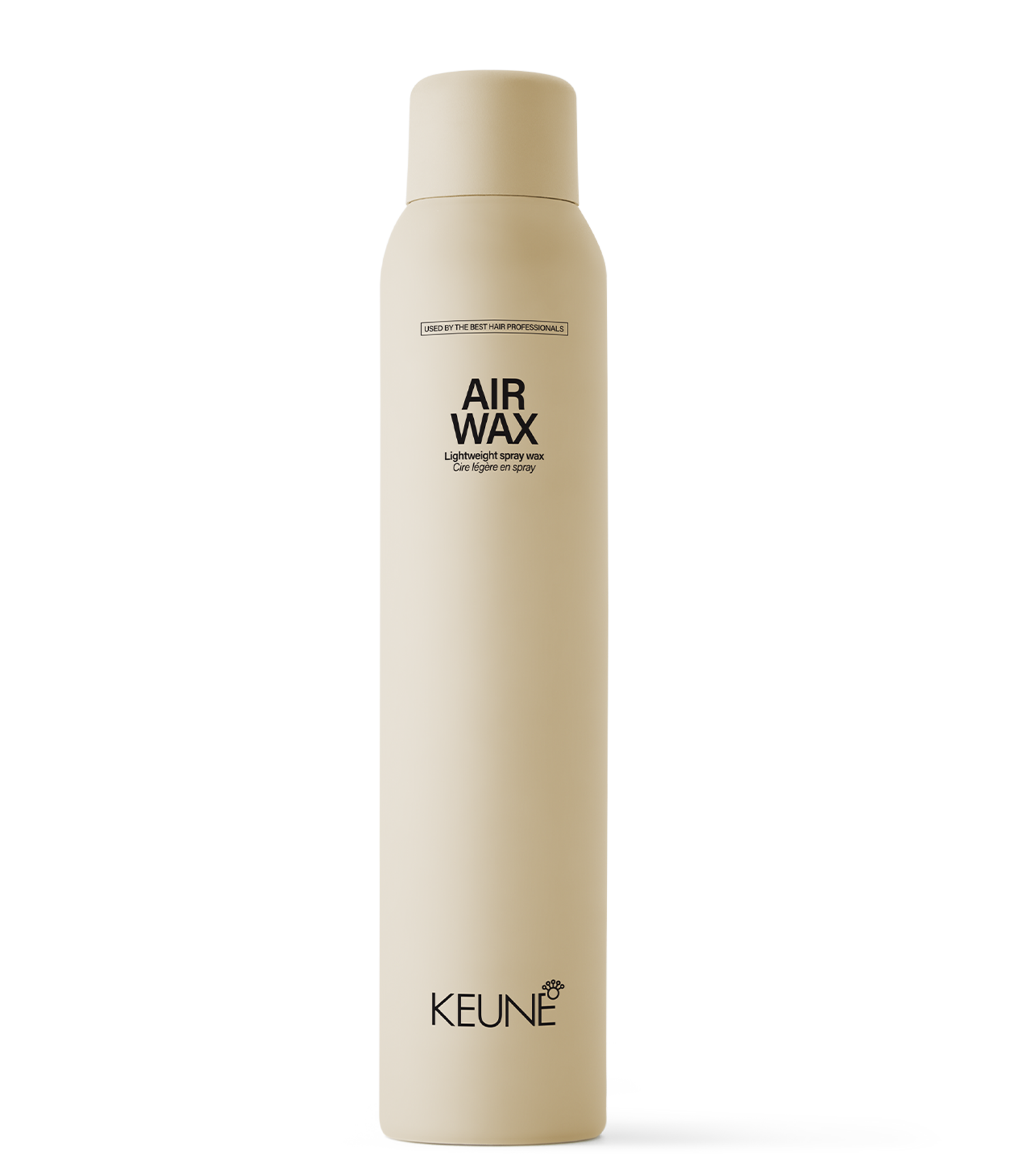 Obtiens une coiffure définie avec Keune Air Wax - Cire pour cheveux en spray. Non grasse, elle contrôle les frisottis et parfait ta queue de cheval.